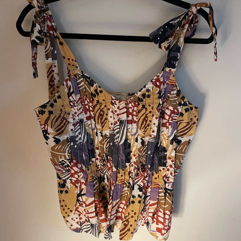 Multicolor Patterned Women's Top